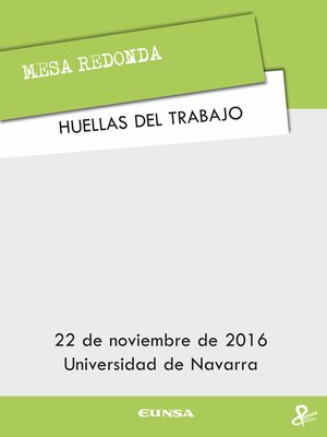 cover image of Huellas del trabajo